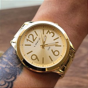 Relógio Feminino Lince Lrgj048l DOURADO