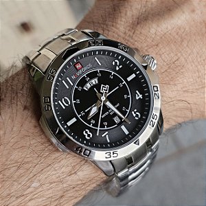 O Relógio Que Transforma Seu Estilo Naviforce Preto Nf9204