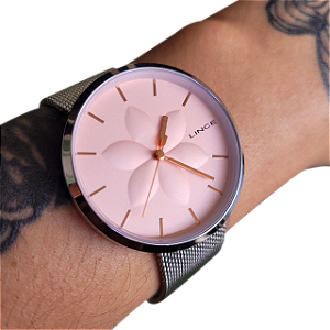 Relógio Feminino Lince Lrmh154l Flor De Lótus