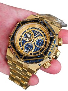Relógio Invicta Carbon Hawk 38921 Único No Brasil Cron Suíço