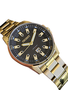 Relógio Orient Masculino Mgss1218 P1kx Preto Dourado