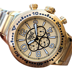 Relógio Masculino Everlast E584 Chrono Calendário