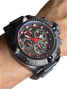 Relógio Invicta Masculino Subaqua Noma I V 34303 Swiss Movt Preto Preto Preto