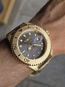 Relógio Masculino Invicta Pro Diver 28952 Automático Dourado