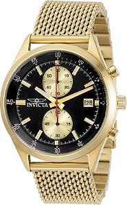 Relógio Masculino Invicta Pro Diver 31358 Gold Dourado Preto