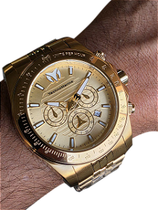 Relógio Techno Marine Manta Ray Tm-220147 Pulseira Jubileu