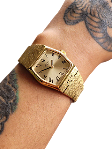 ✨ Relógio Rotary Gold Tone Roman Numerals - Suíço Vintage 80’s 🕰️