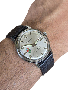 Relógio Bulova Suíço W. Leeds 1967 Selfwinding Swiss Made