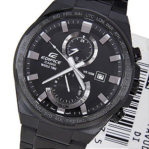Relógio Masculino Casio Edifice EFR-542BK-1AVUDF Cronógrafo