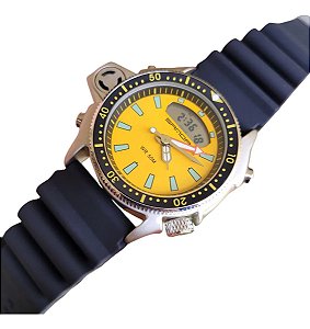 ✨🕒 Sanda 0308AMA Amarelo – Relógio Masculino de Estilo e Precisão