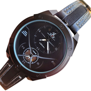 🕘🌍 Relógio Weide UV-1703: Duplo Fuso, Design Moderno & Robustez 3 ATM