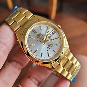 Relógio Masculino Orient 469WC2F B1KX 821246 F Três estrelas automático
