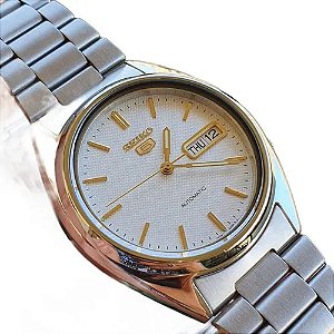 ⌚️ Relógio Seiko 5 Automático Mostrador Texturizado Snxg47k ✨⏱️