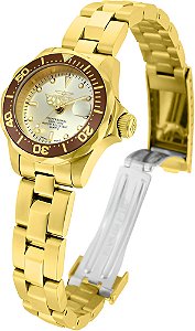 Relógio Feminino Invicta Pro Diver 12527 Mini Dourado