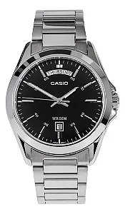 Relogio Masculino Casio Mtp-1370d-1a1vdf Visor Preto