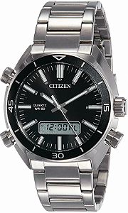 Relógio Masculino Citizen Anadigi JM5460-51E Raro