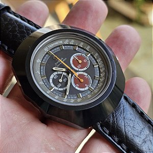 Raríssimo Omega Seamaster Darth Vader Cronógrafo Década de 70 Original