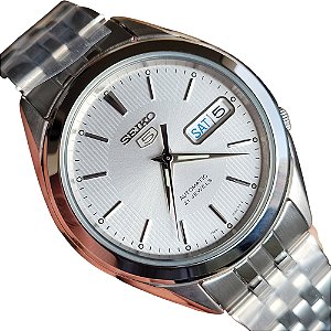 Relógio Automático Seiko 5 SNKL15K1 Calendário Duplo