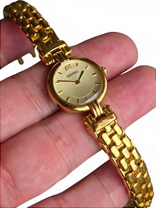 Relógio Feminino Seiko Cocktail 🍸 Anos 90 Bracelete Integrado