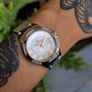 🔥 Relógio Bulova Original com Cristais Swarovski Clássico, Delicado e Imponente 36L161