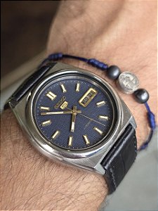 🔵✨ Esse Seiko 5 Não é Relógio, É Testemunha do Tempo (Automático Vintage) Anos 80