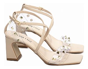 Sandália Feminina Vinil Transparente 1.502a