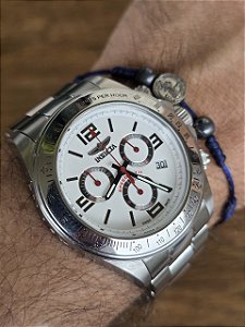 Invicta 3514 Speedway Daytona 42mm Suíço Cal.5030 Cronógrafo Peça de Colecionador