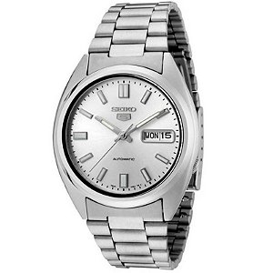Relógio Seiko 5 Automático Prata SNXS73K