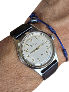 Relógio Bulova Vintage 1962 M2 Cal. 11AF 17 Jewels Suíço Corda Manual Revisado 34mm Raro