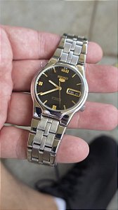 🔥 SEIKO 5 JAPAN RARÍSSIMO! 😱 7S26A AUTOMÁTICO COM MOSTRADOR PRETO ORIGINAL E FECHO ASSINADO JAPAN 🏆⌚️