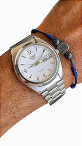 Relógio Seiko 5 Automático Branco 7s26 Vintage Anos 2000 811795