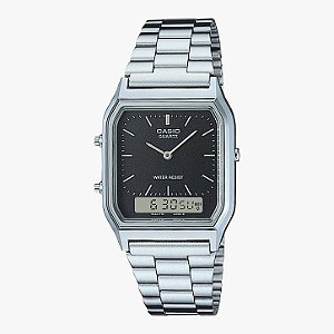 Relógio Casio Vintage AQ-230A-1DMQ Ana-Digi