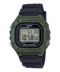 Relógio Masculino Casio Digital W-218H-3AVDF