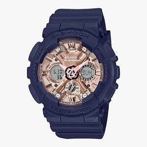 RELÓGIO CASIO G-SHOCK ANALÓGICO-DIGITAL Série GMA GMA-S120MF-2A2