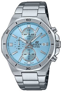Relógio Casio Edifice Masculino EFV-640D-2BVUDF Azul Cronógrafo 100M