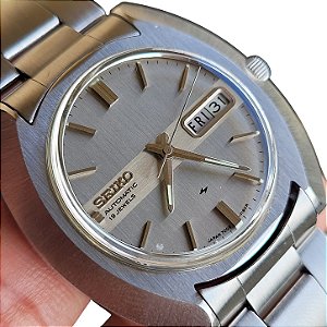 Relógio Automático Seiko Vintage Ano 1976 Calendário Duplo