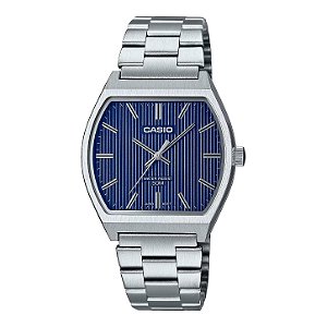 Relógio Casio Masculino MTP-B140D-2AVDF Azul Aço Quartz 50M Original