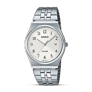 Relógio Casio MTP-B145D-7BVDF Branco Quartz Calendário 50M Original