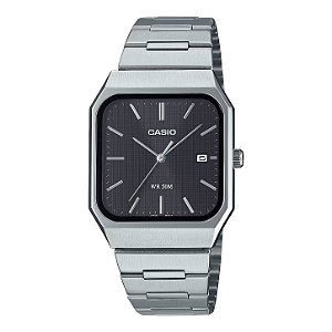 Relógio Casio MTP-B185D-1AVDF Preto Aço Quartz Data 50M Original