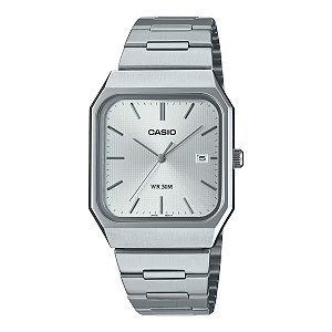 Relógio Casio MTP-B185D-7AVDF Prata Aço Quartz Data 50M Original