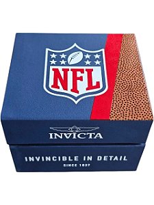Estojo Invicta Nfl Original Caixa Colecionável Raro Sem Uso