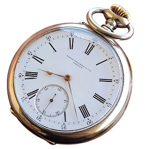 Relógio De Bolso Patek Philippe Ultra Raro Prata Maciça 0.900