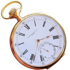Gigante Ouro 18kt Maciço Patek Philippe Gondolo Chronometer