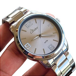 Relógio Masculino Condor Co2033KWU Aço Quartz Prateado