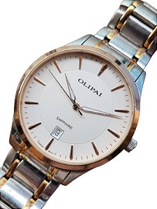 Relógio Masculino Olipai JT9057 Vidro Safira Ano 2010 Quartz