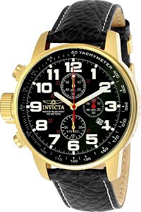 Relógio Invicta Masculino I Force Aviator 3330 Calendário Cronógrafo