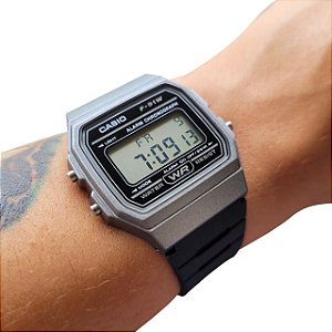 Relógio Casio F-91WM-1BDF Cinza