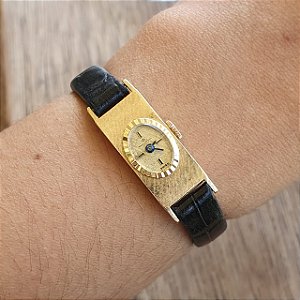 Relógio VINTAGE Feminino Baume & Mercier Manual Art Deco 18kt Maciço