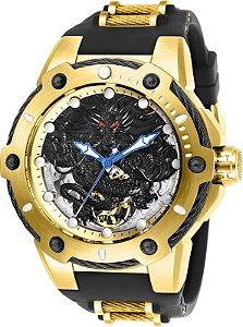 Invicta 26315 Bolt Dragon Banhado Ouro 18k Mecânico