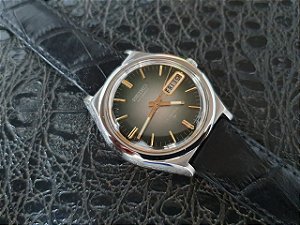 Relógio Seiko Vintage Automático Calendário Aço